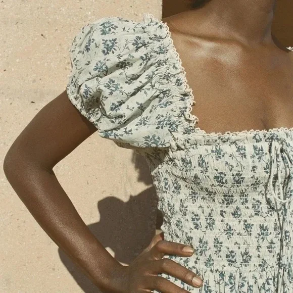 Dôen Stanza Dress in Songbird Toile - rare and in great condition!